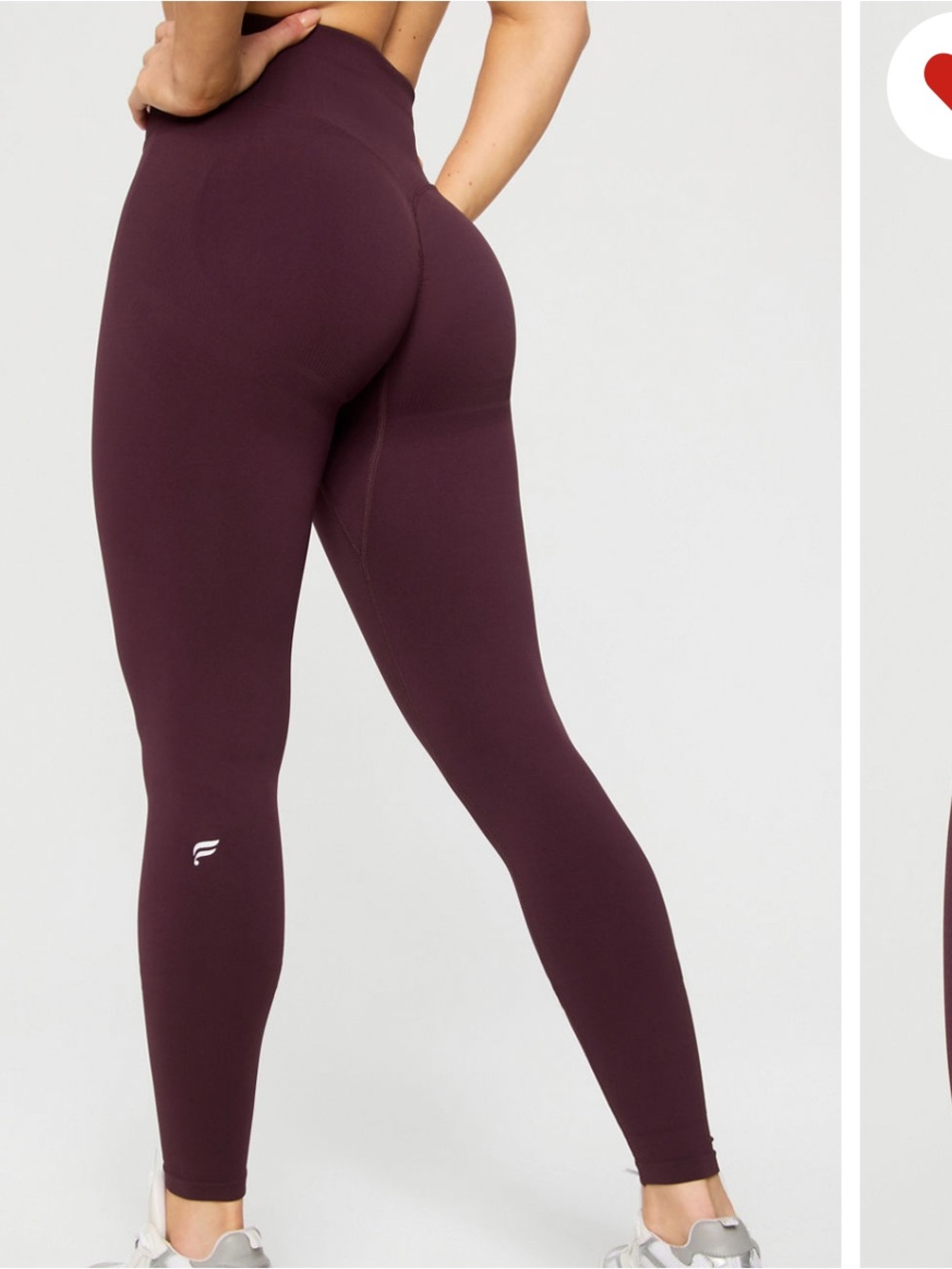 Fabletics High-Rise Leggings in Plum